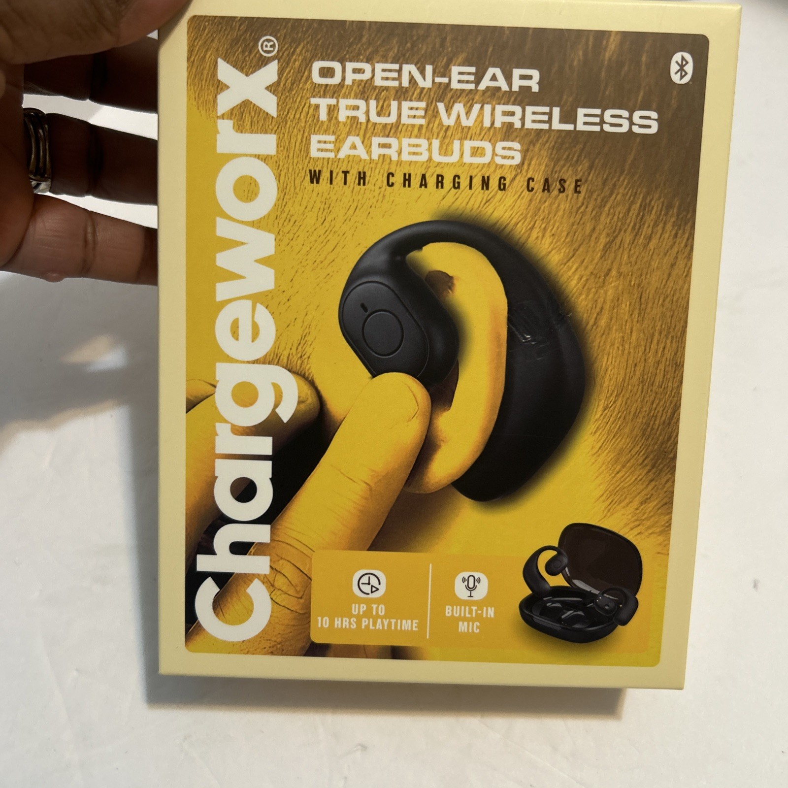 Chargeworx Open Ear True Wireless Earbud With Charging Case
