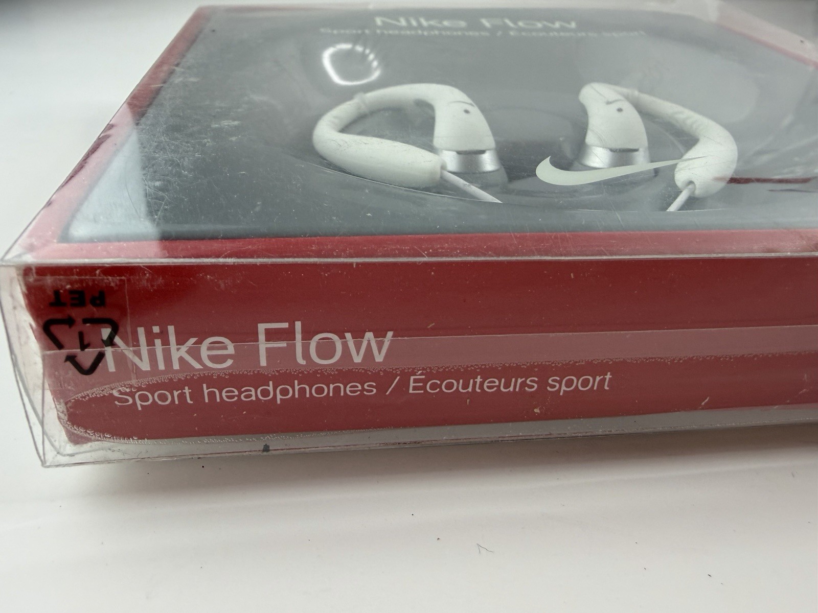 Nike Flow Sport Headphones Dual Earbuds White Jogging Gardening Fun