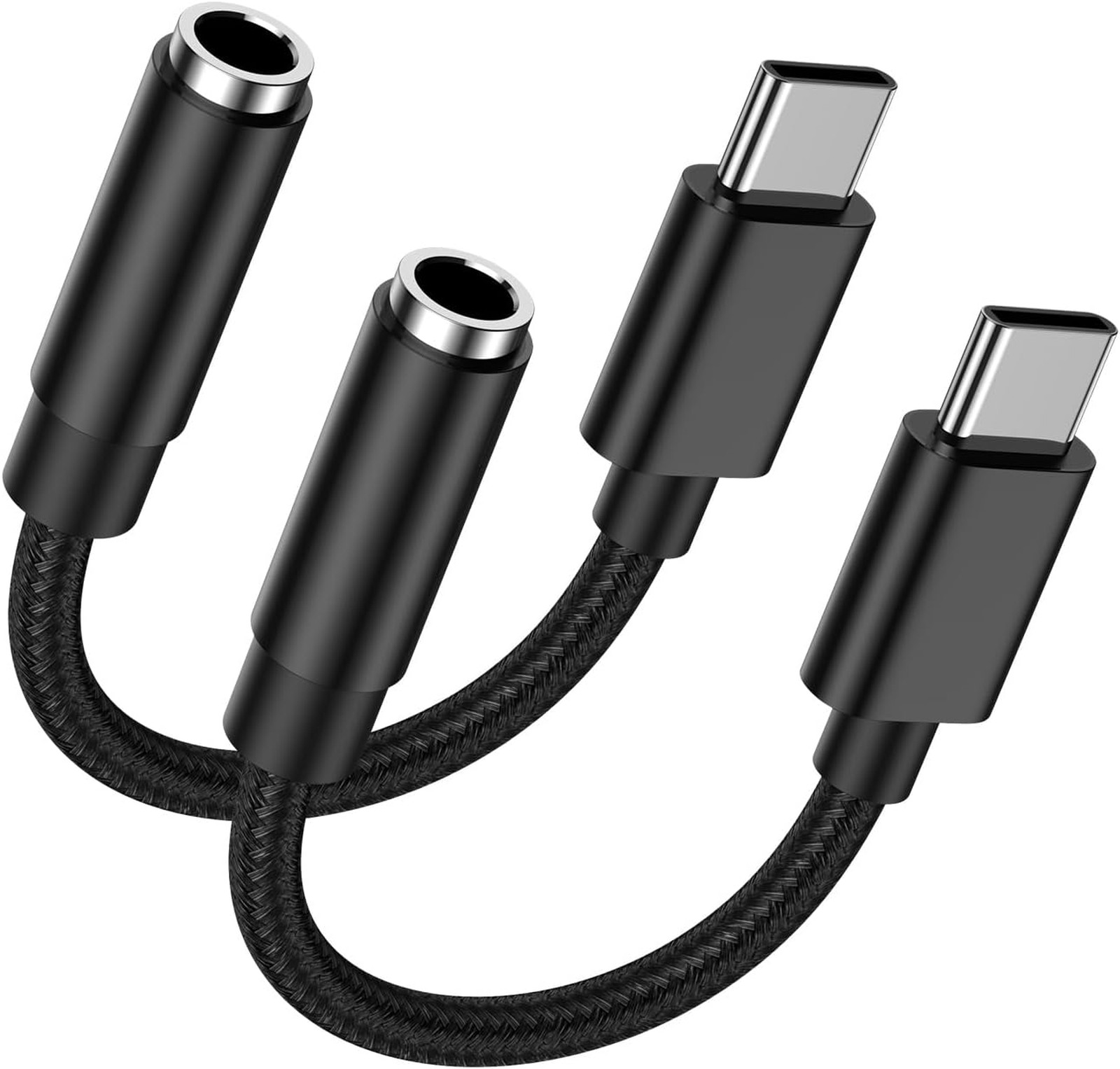 USB C to 3.5mm Audio Headphone Jack Adapter for Samsung Galaxy A17 A16 A56 S25