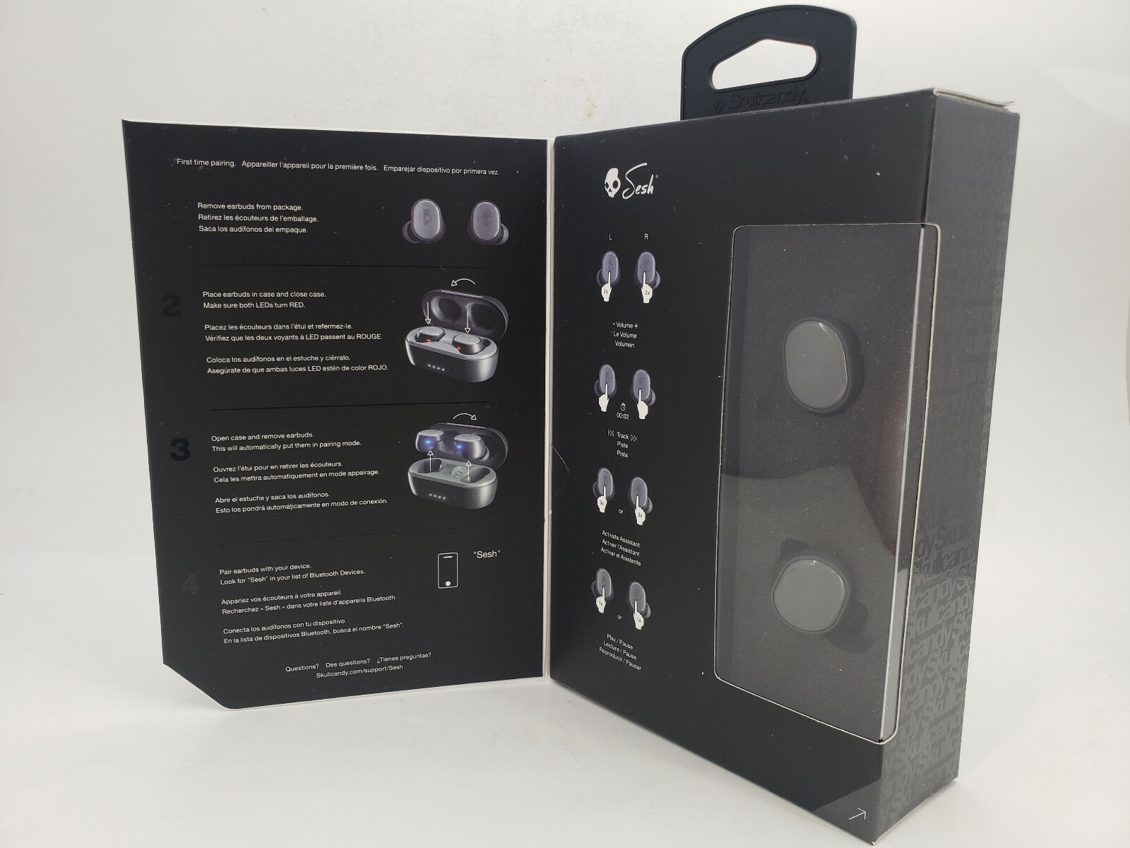 SKULLCANDY TRULY TRUE WIRELESS EARBUDS BLUETOOTH UP TO 10 HOURS OF BATTERY S2TDW