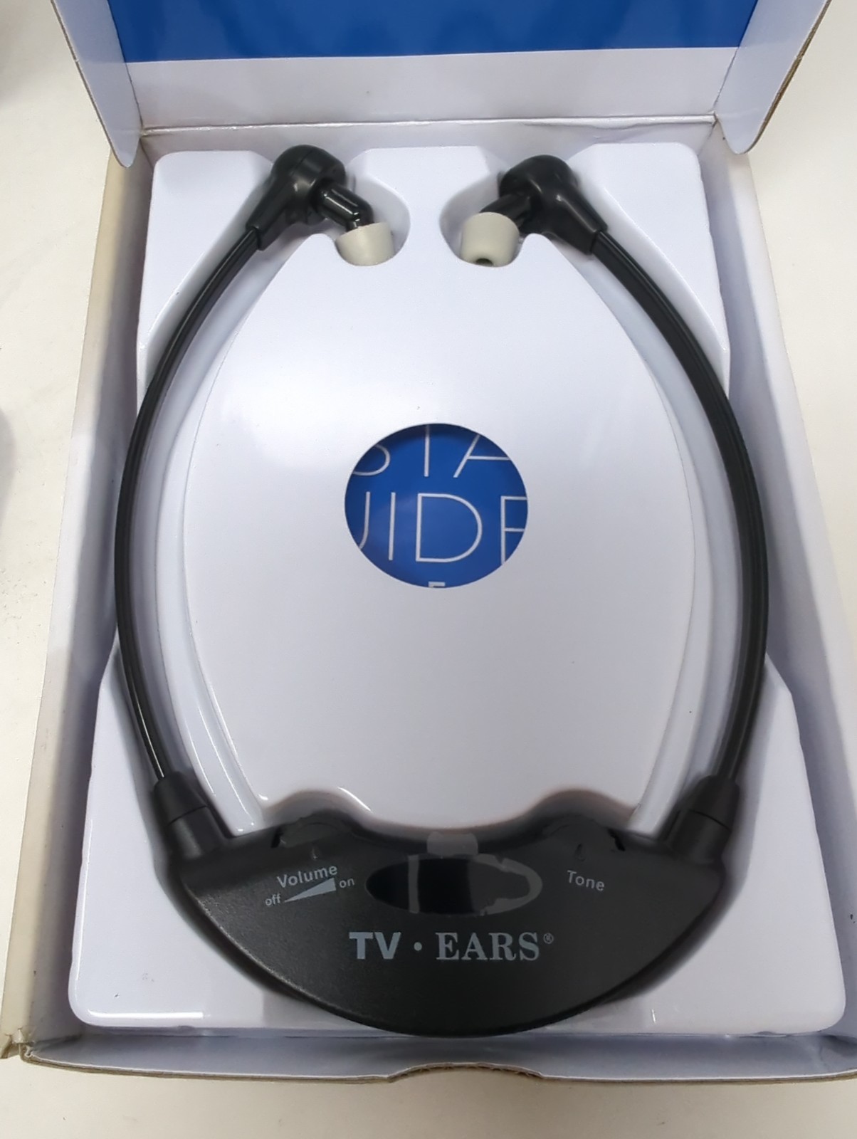 TV Ears Wireless Black Version 5.0 Item #11641 Voice Clarifying Listening