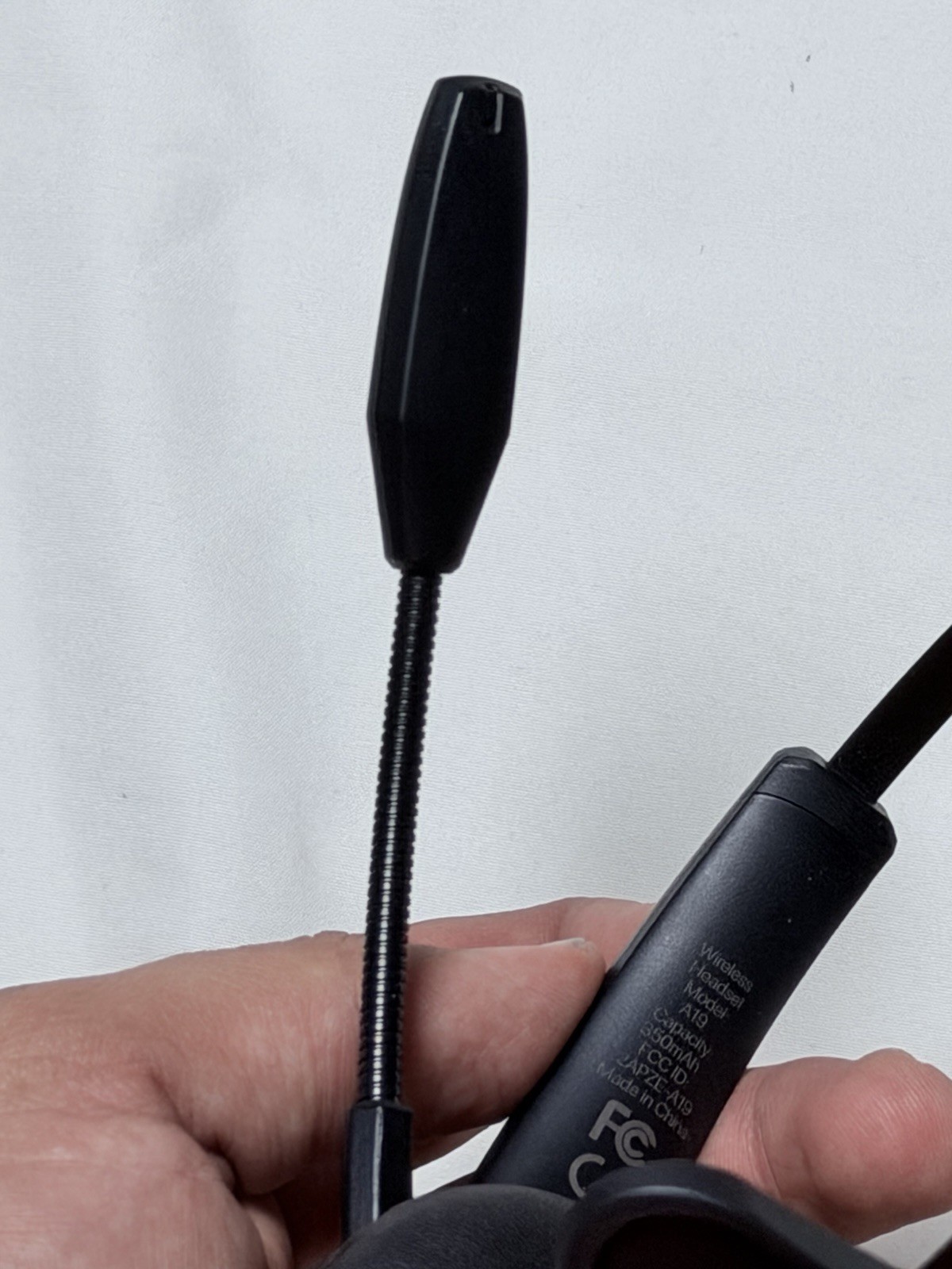 A19 Wireless Headset, Noise Cancelling – Bluetooth, HD Sound/Voice Black