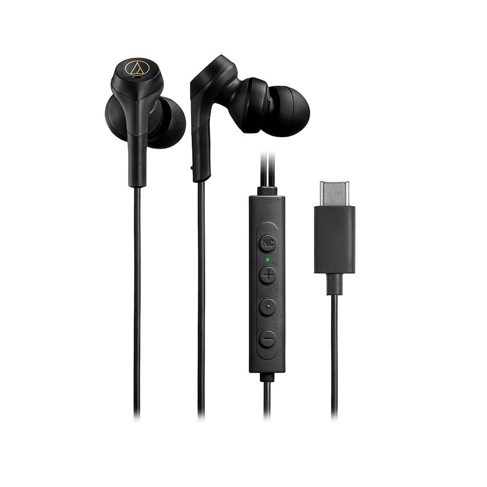 audio-technica ATH-CKS330NC BK Noise Cancellation USB-C earphones Japan New