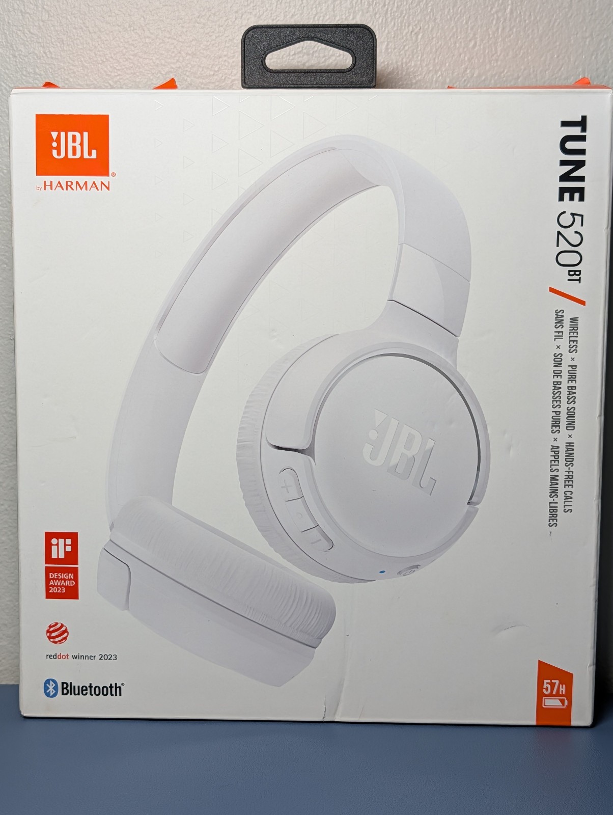 JBL Tune 520BT Bluetooth Wireless On-Ear Headphones – Foldable