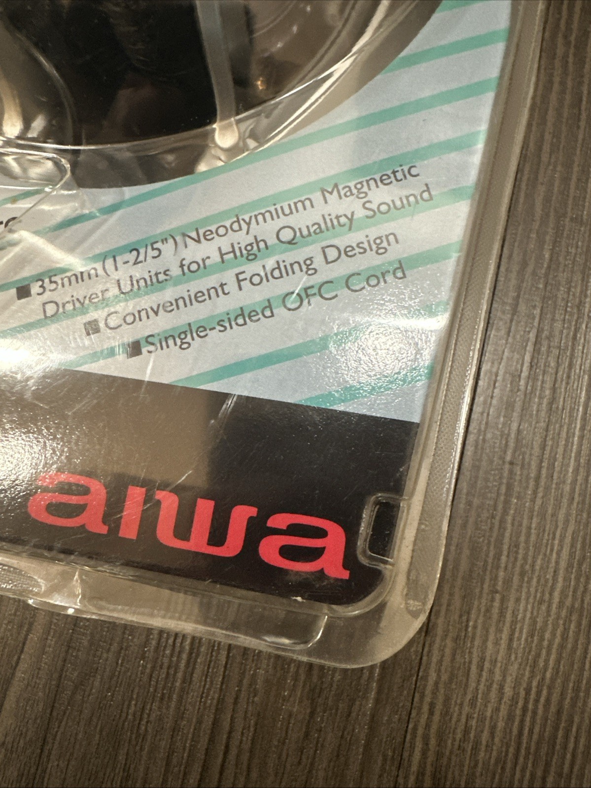Vintage AIWA Foldable Digital Performance Headphones NOS AIWA HP-X225 Sealed NEW