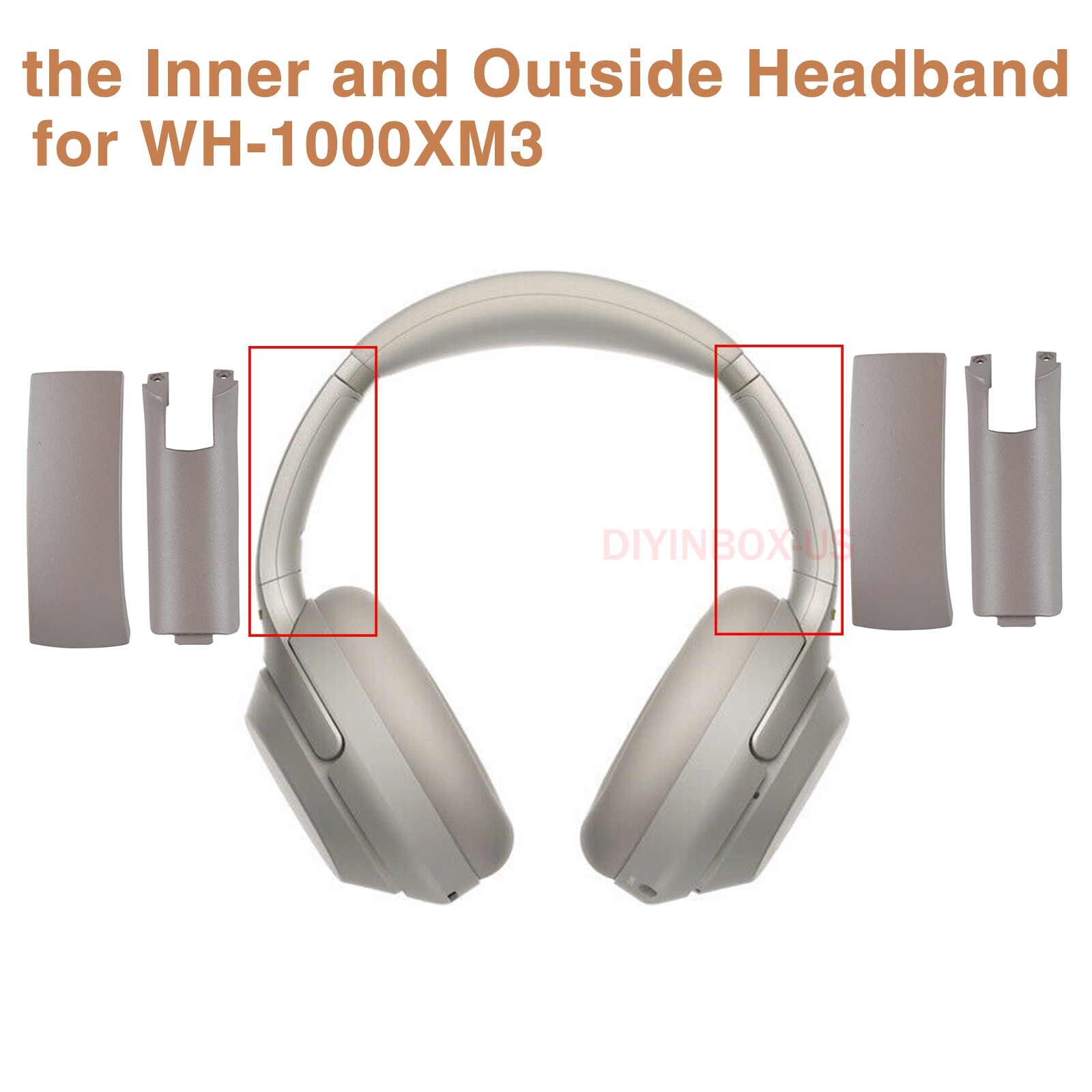 WH-1000XM3 Repair Side Covers Slider Parts Kit Loop Headband for Sony Headphones