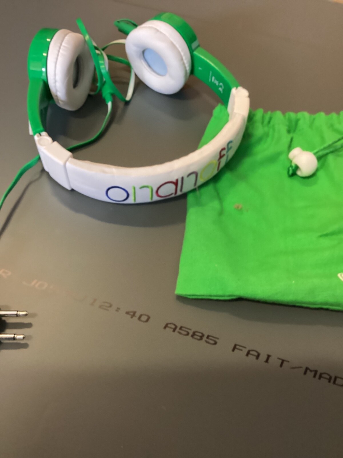 Headphones For Kids – Connect Buddy Phones Safe Audio Kids Green Headphones