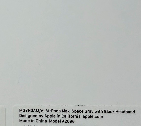 Apple AirPods Max, Lightning, A2096, MGYH3AM/A, Space Gray, Headphones