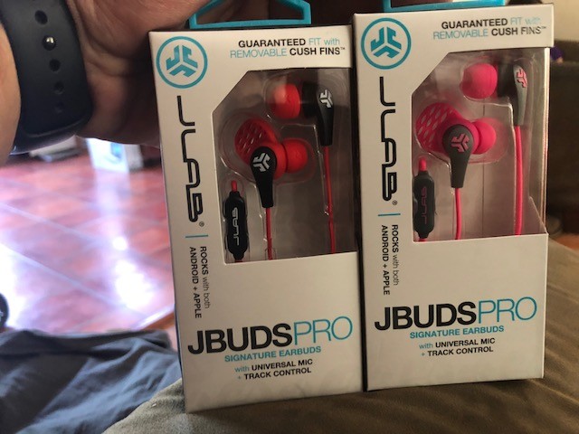 JLab Audio JBudsPRO Premium In-Ear Earbuds, Headphones w/ Mic BUYER WILL GET 2
