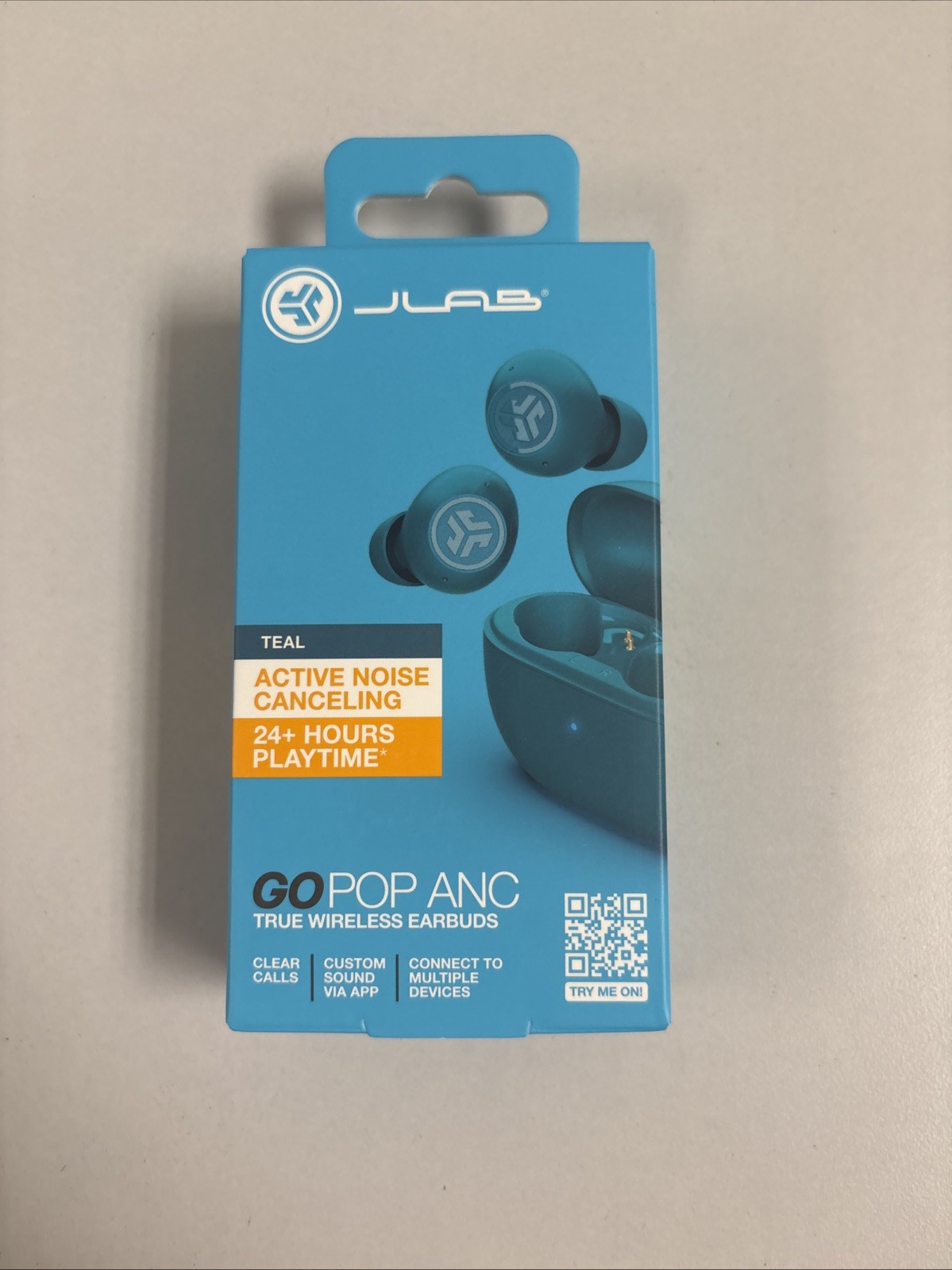 jlab go pop anc true wireless earbuds – Teal T4-13