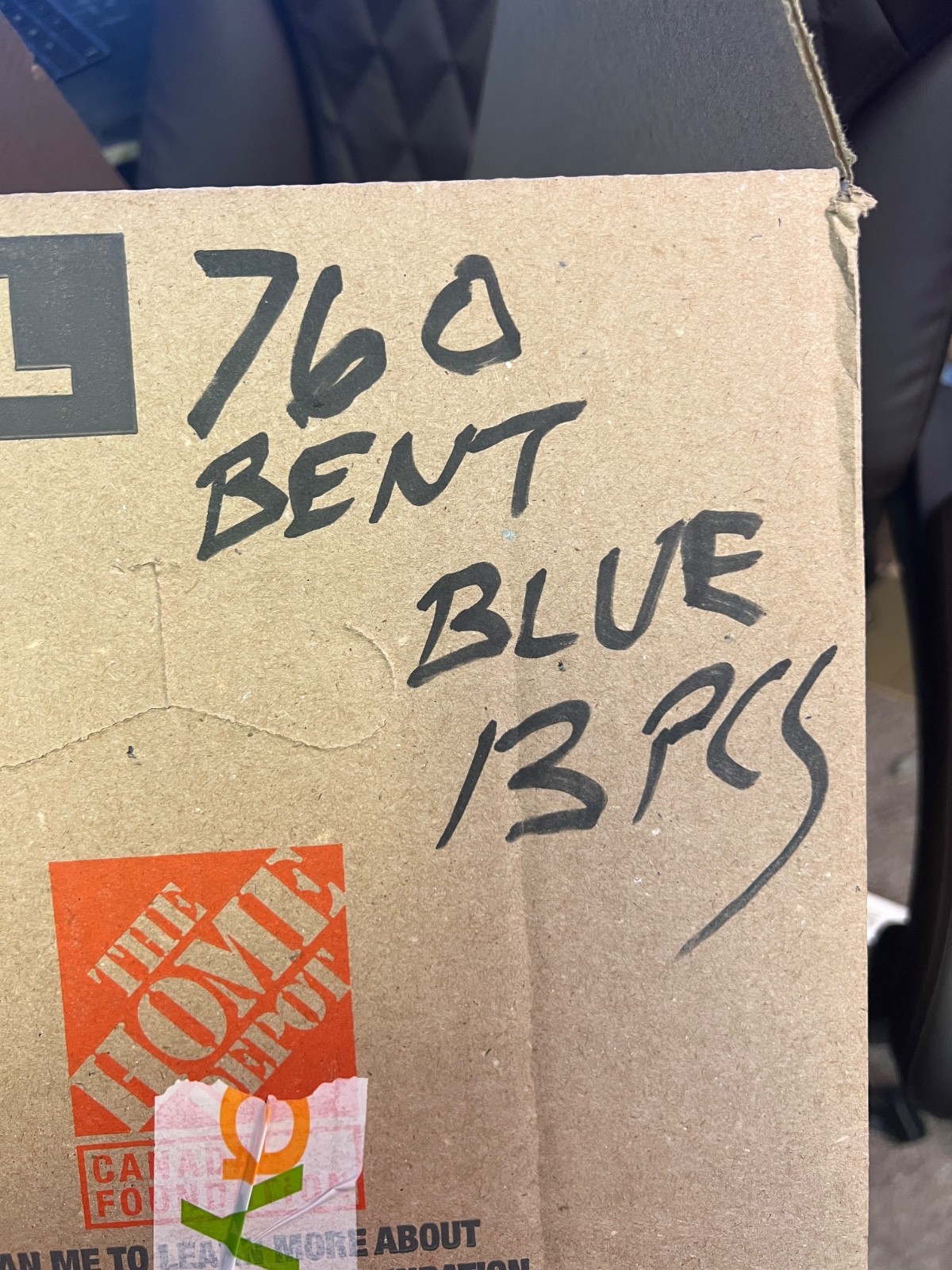 JBL Tune760NC – Active NC Bluetooth Headphones-BENT BUT WORKS!-BLUE-CHEAP!