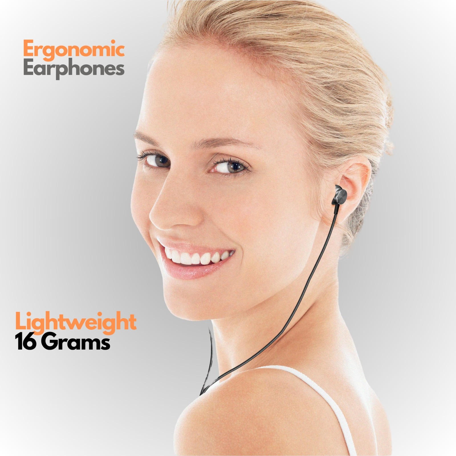 Betron BS10 Earphones Wired Headphones in Ear Noise Isolating One Size, Black