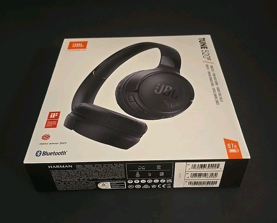 JBL Tune 520BT Wireless Bluetooth On-Ear Headphones Black