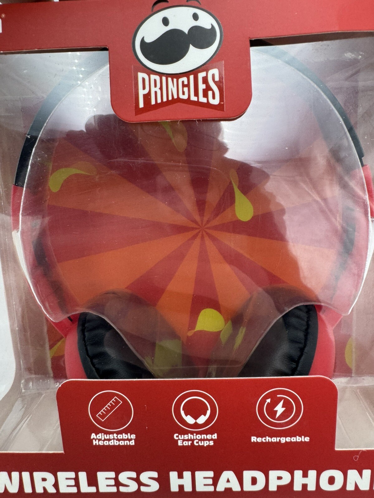 New In Box Pringles Wireless Headphones Set Back to school Bluetooth