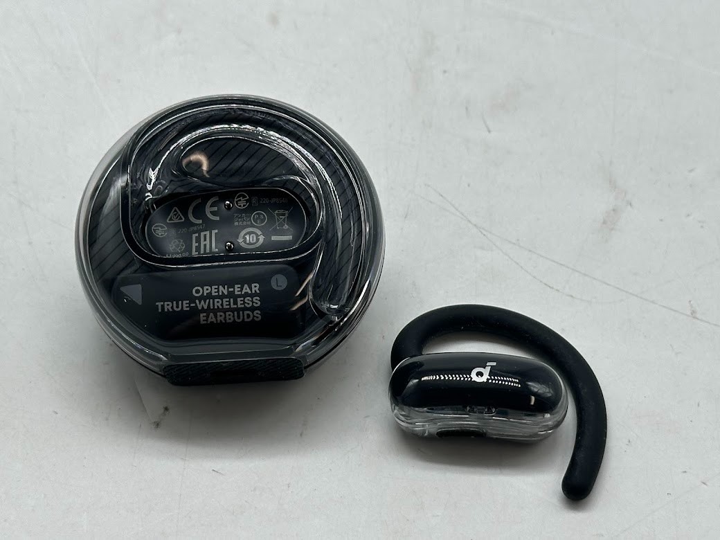 Anker Soundcore V40i Open-Ear True Wireless Bluetooth Earbuds – Black