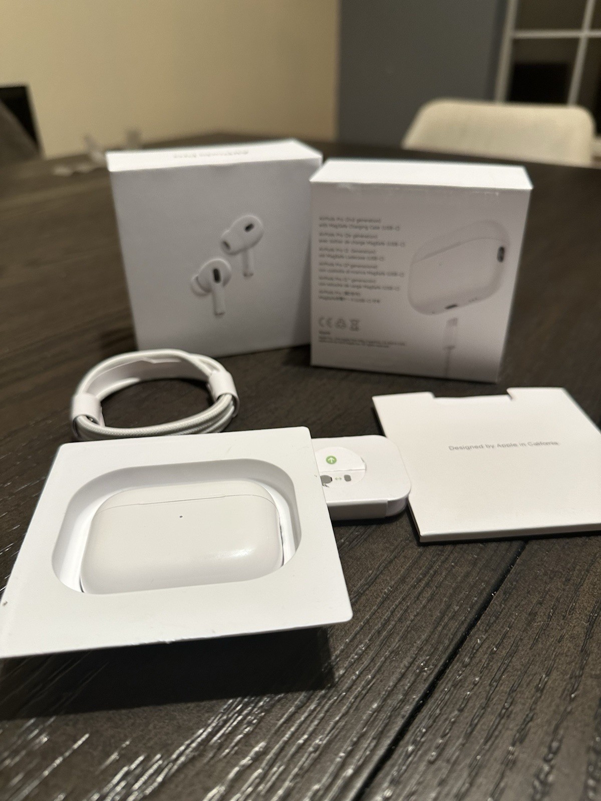 Apple AirPods Pro White Wireless Bluetooth In-Ear Earbuds w/ Charging Case