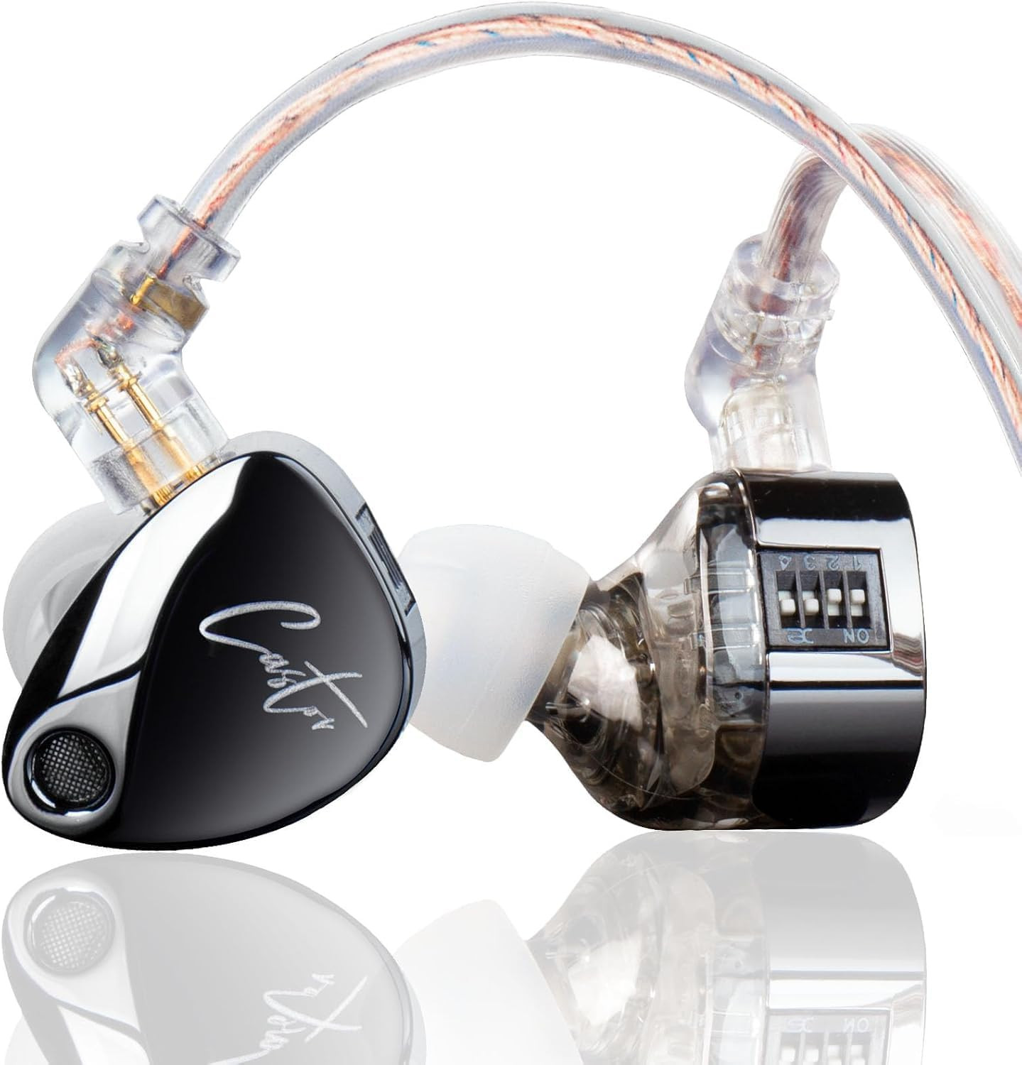 in Ear Monitor Headphones, KZ Castor Improved Bass HiFi Earphone Sound Tunable N