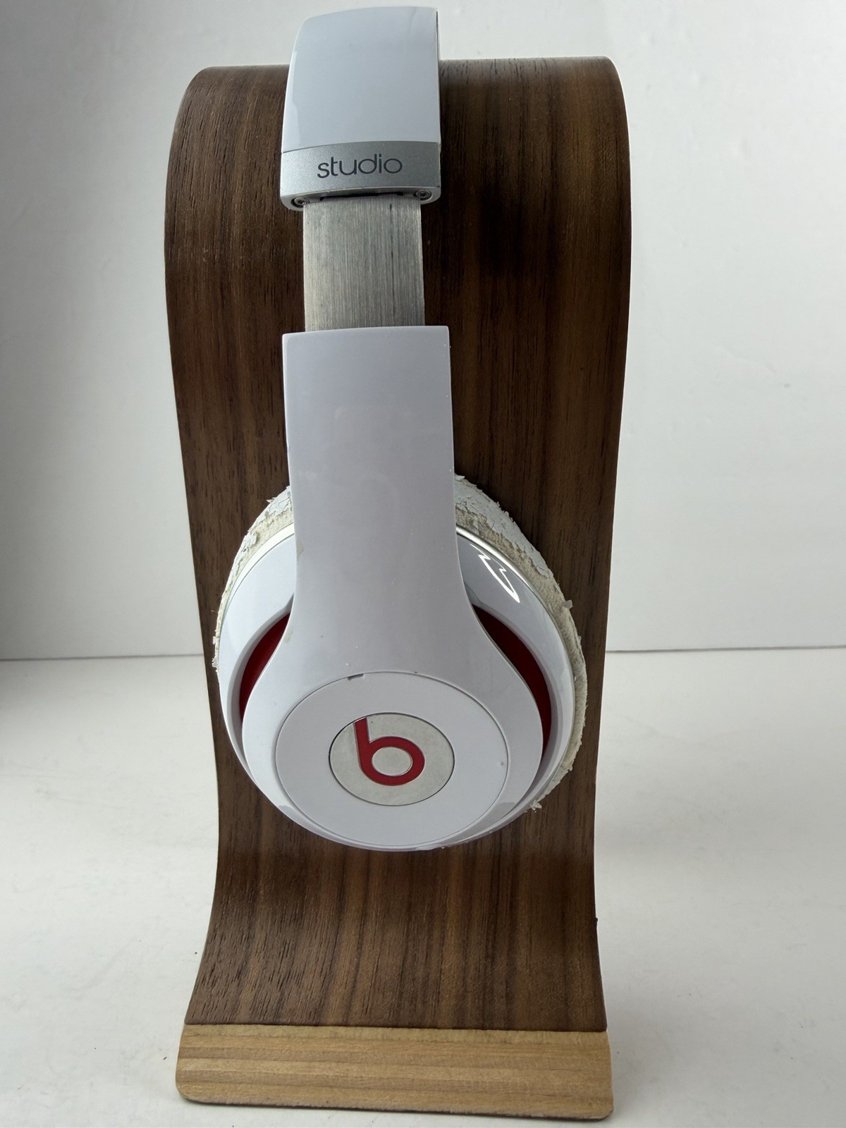 Beats by Dr. Dre Studio 2.0 Wired Headphones White Authentic No Cables Tested
