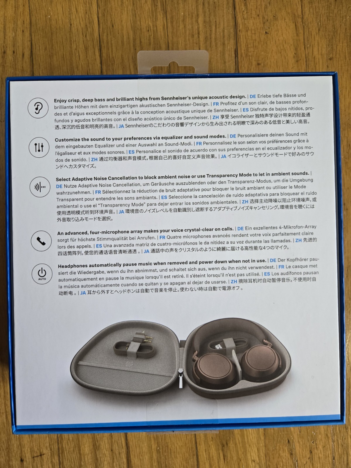 Sennheiser Momentum 4 Over The Ear Wireless Headphones – Brown