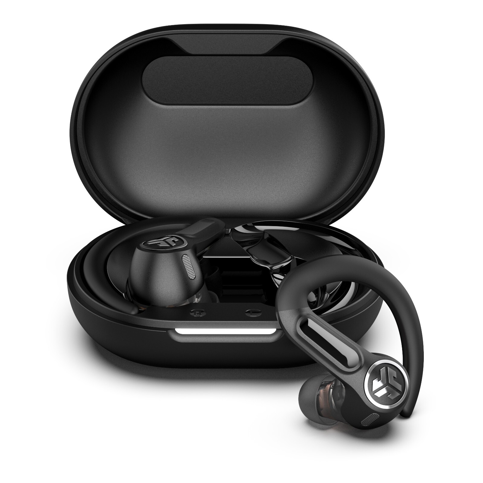 JLab Epic Sport ANC 3 True Wireless Earbuds, EarHook, Android/iOS, Refurbished