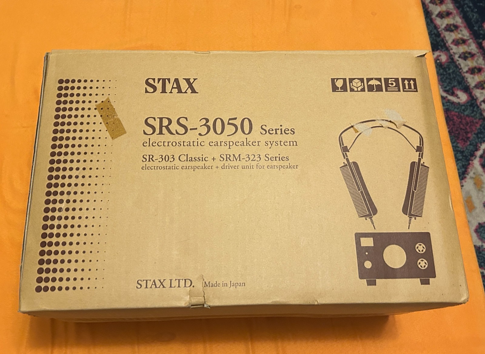 Stax SRS-3050 (SR-303 + SRM 323) Excellent condition, certificates and og boxes