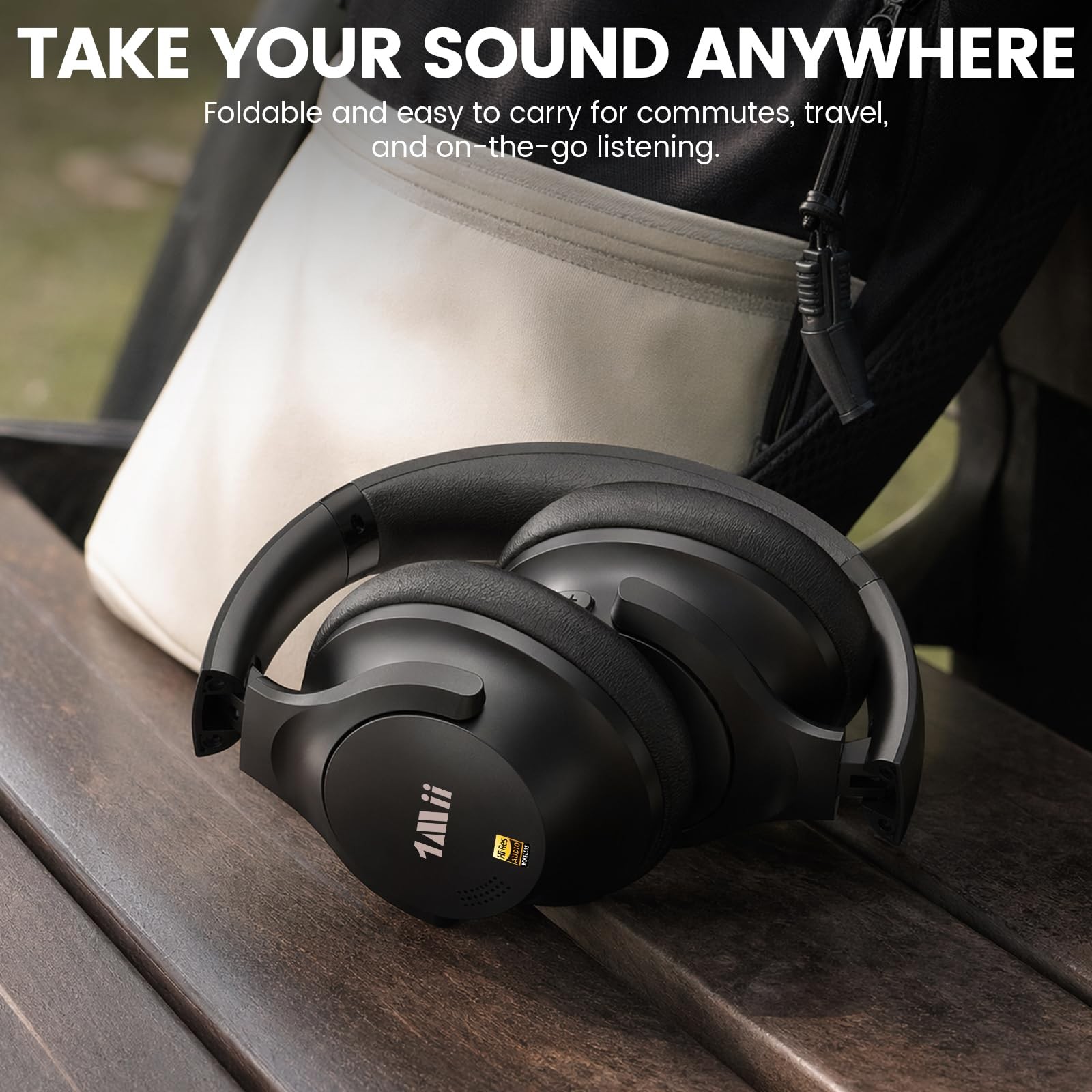 1Mii Y8+ Hybrid Active Noise Cancelling Headphones, 100H Playtime, Bluetooth …