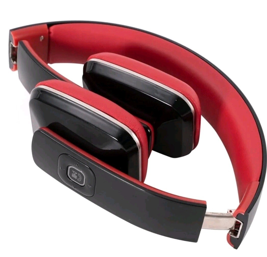 AiPro-200 Plus Dual Bluetooth Stereo Headphones Red/Blk Wireless headset Premium