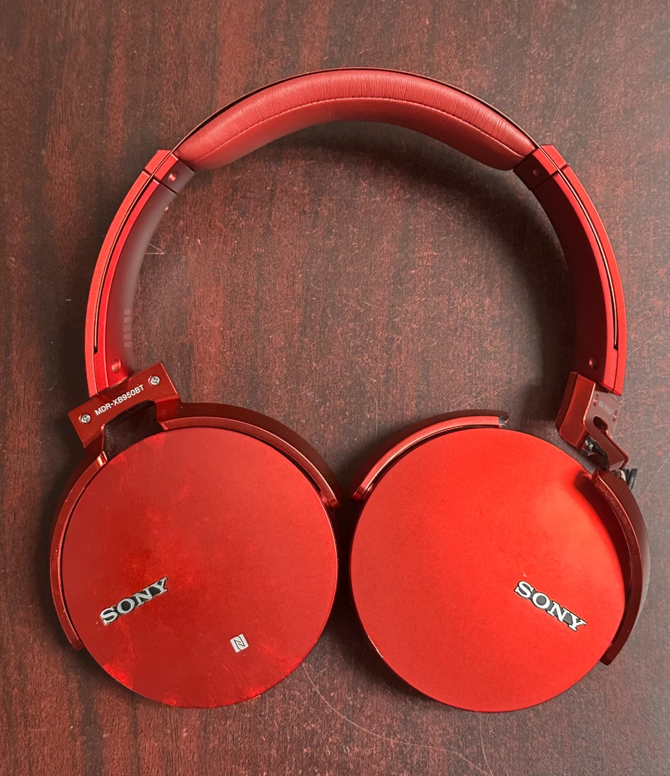 Sony MDR-XB950BT Extra Bass Wireless Bluetooth Stereo Headphones RED ~ PLS READ