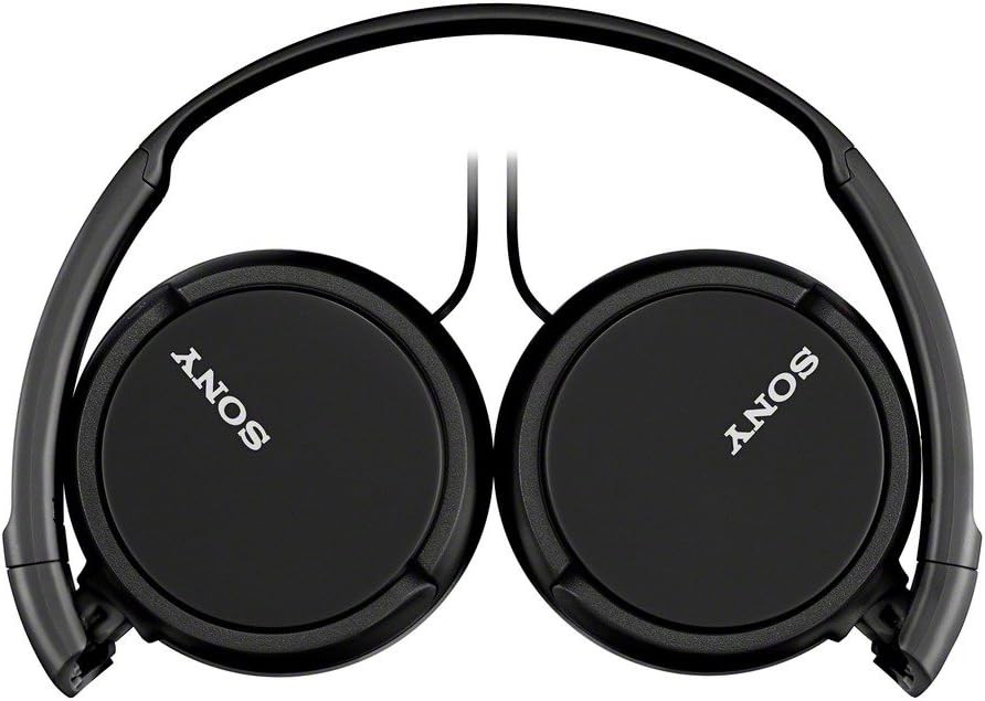 Sony MDR-ZX110AP Stereo Headphones for Smartphone – Wired (Black) Corded 3.5mm