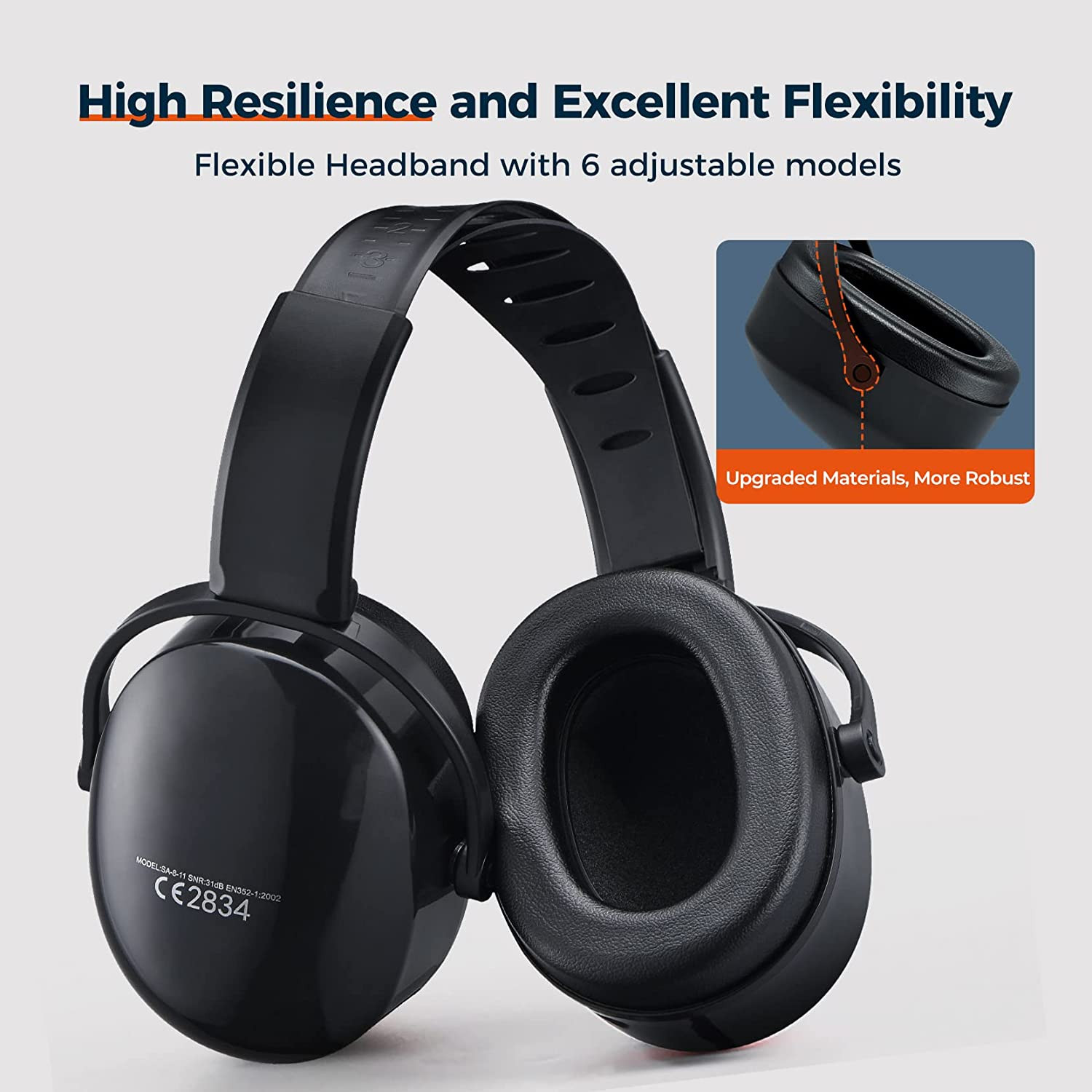 Ear Protection Headphones for Adults Kid, Noise Cancelling Headphones for Autism