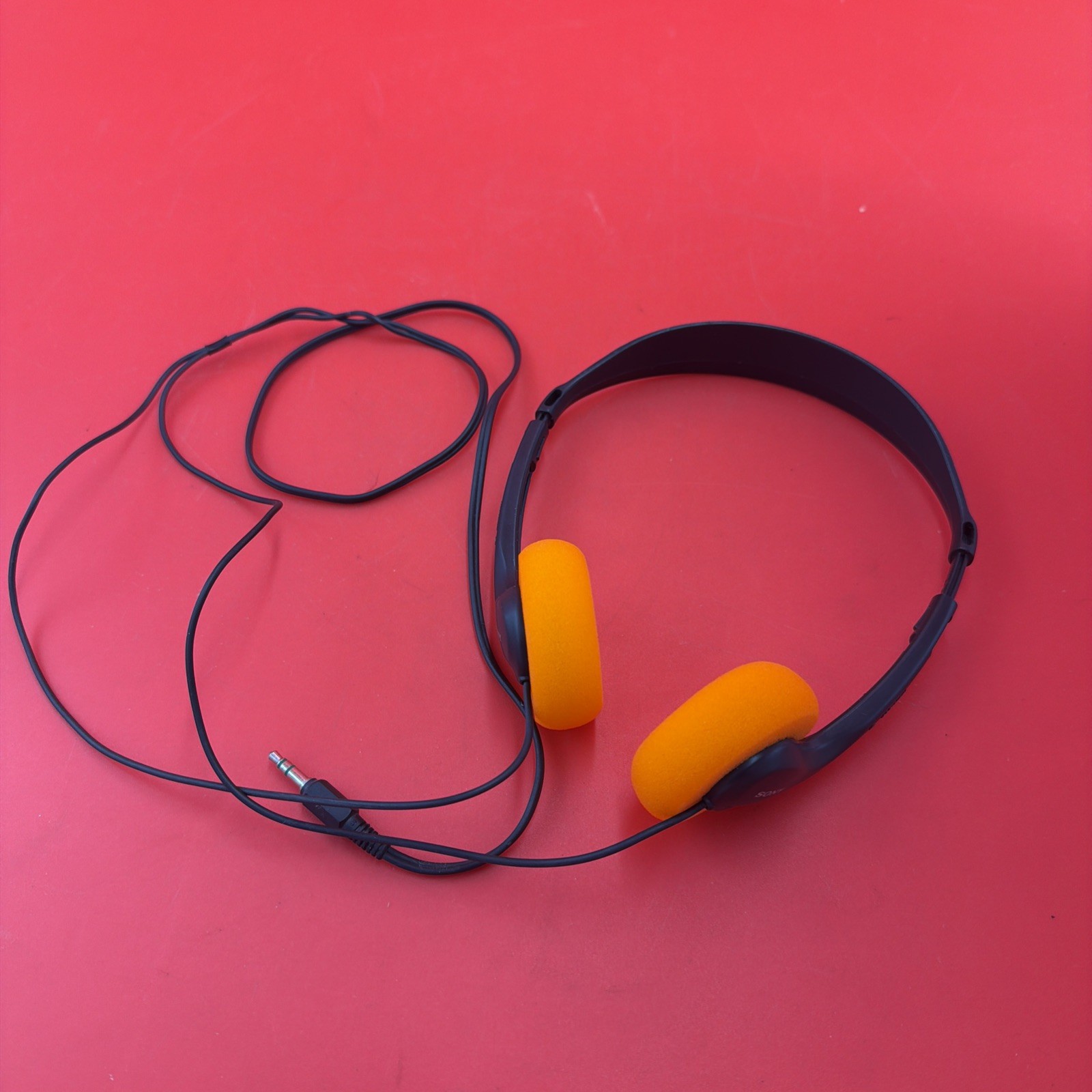 🔸 Sony MDR-007 Walkman Headphones Orange New Pads – Guardians of the Galaxy 🔸