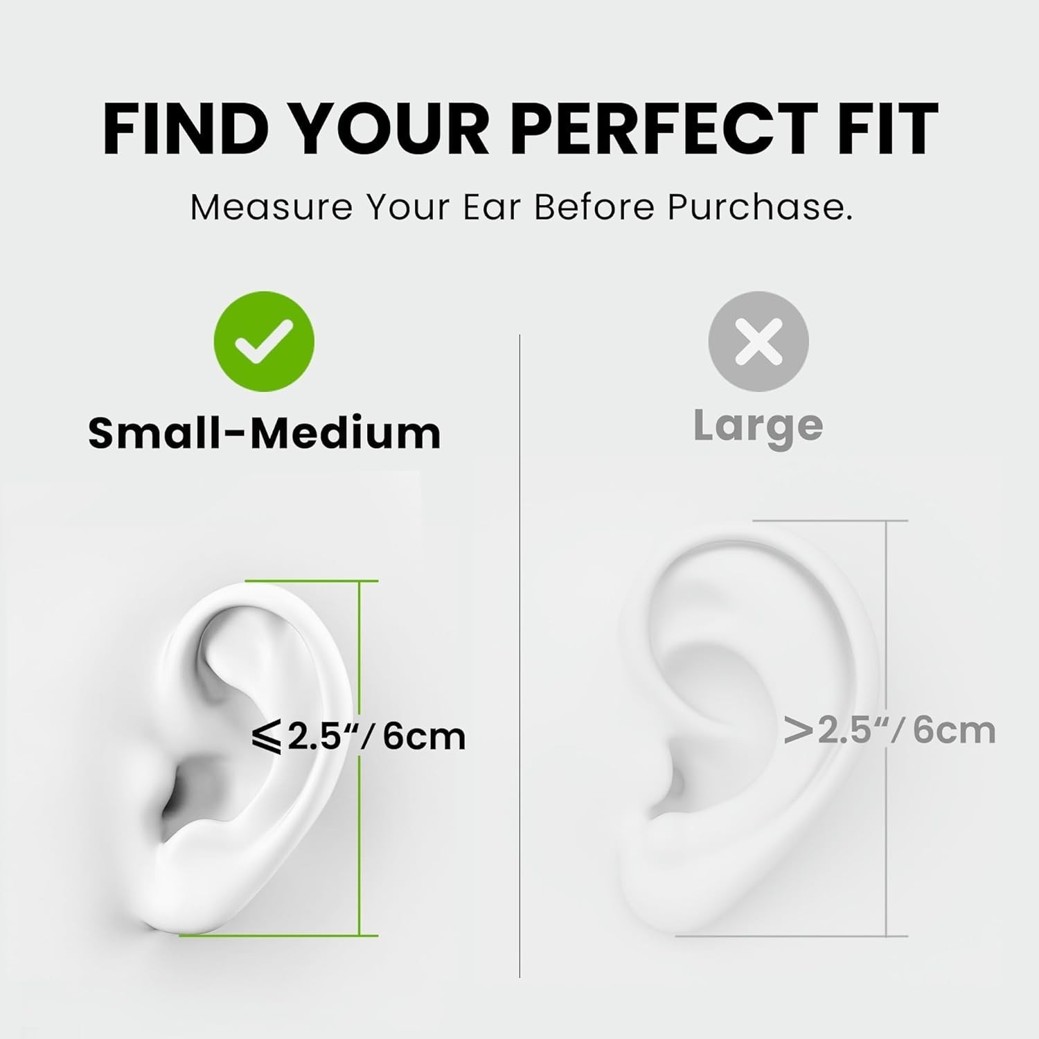 Resolve – USB-C Wired Open-Ear Earbuds w/Mic & Over-Ear Hook, for Women, Kids…
