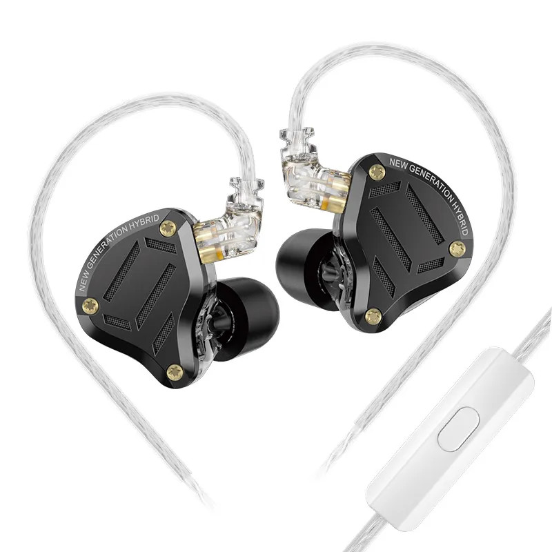ZS10 Pro 2 Metal Earphone HIFI in Ear Bass Earbud 4-Level Tuning Switch Headphon