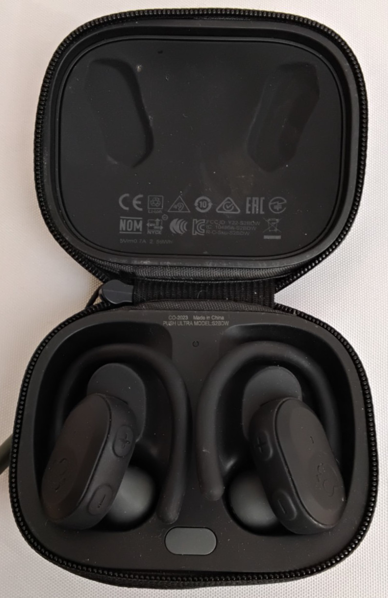 Skullcandy Push Ultra Wireless Earbuds w/ Charging Case Tested & Working #Z5729