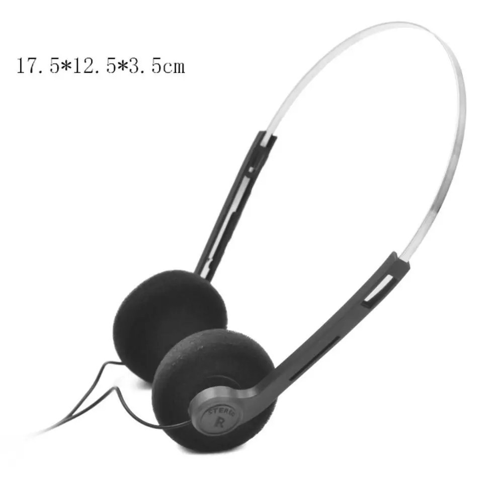 Retro Over-Ear Headphone Vintage Underwire Headphone for Walkman*