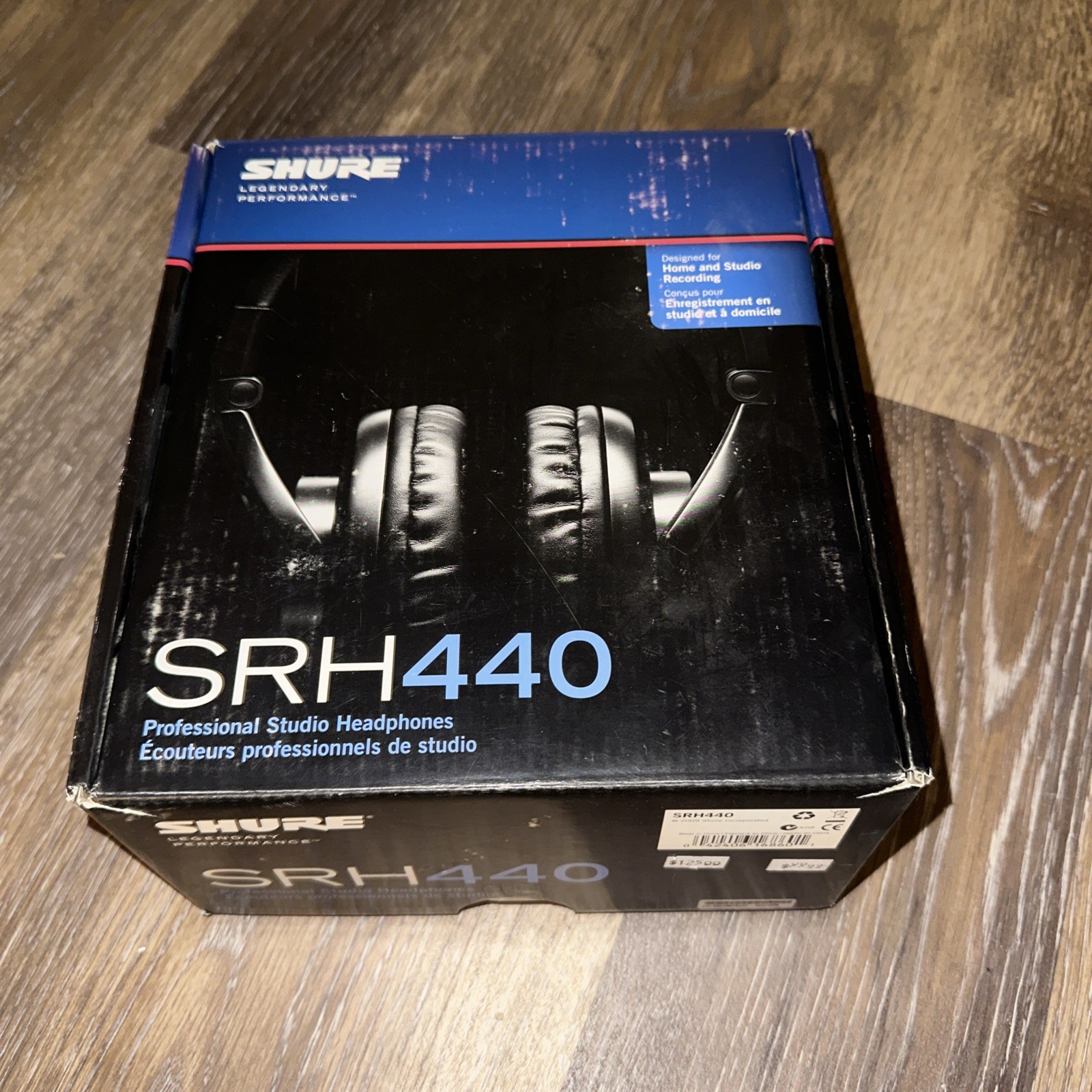 Shure SRH440 Professional Black Studio Monitoring Headphones