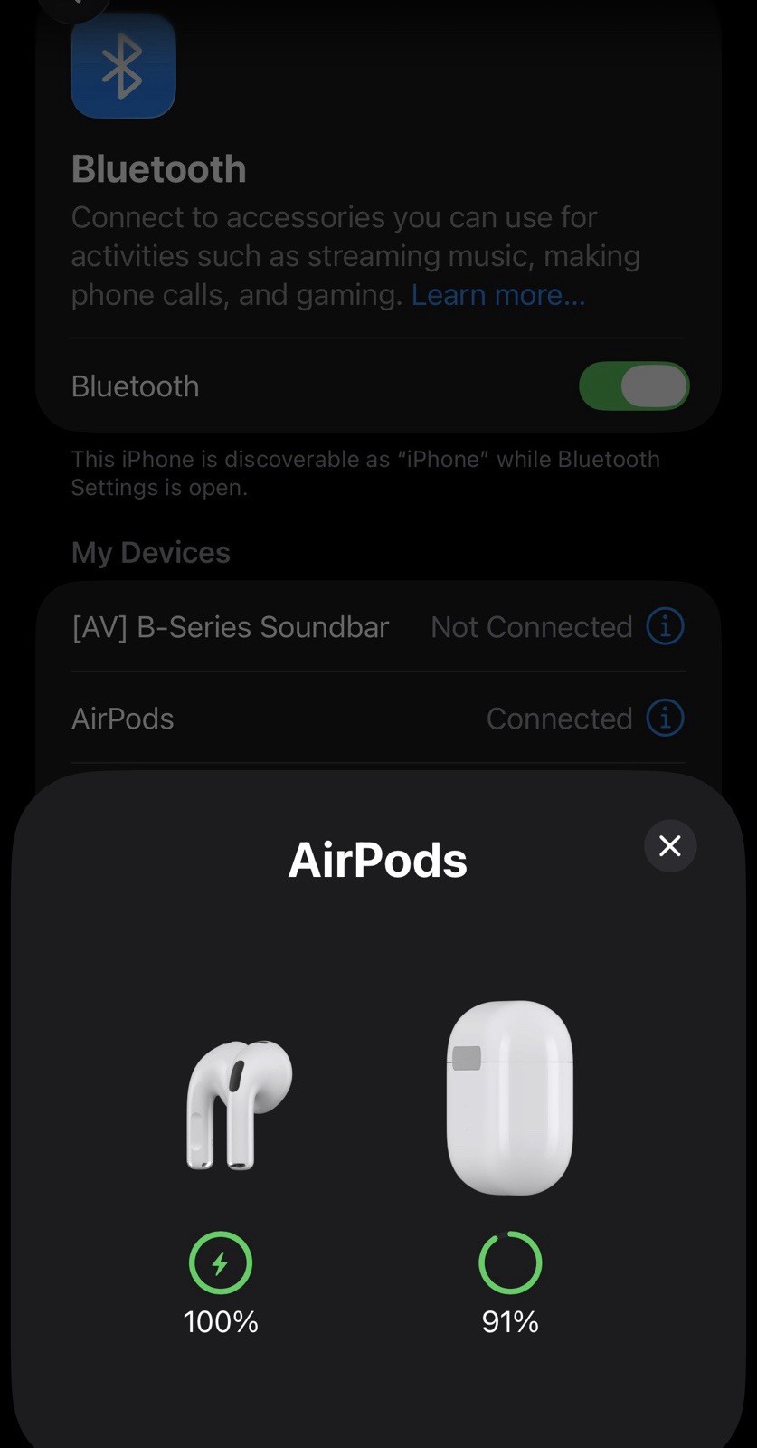 Apple AirPods 3rd Gen A2564 Bluetooth Wireless In-Ear Mic White + Cable