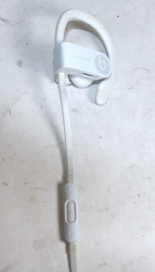 Beats Powerbeats3 Wireless Headphones All White Sport Apple W1 Chip TESTED