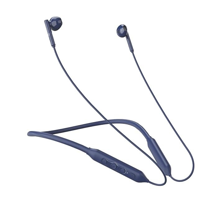 Portronics Harmonics Z5 Wireless Bluetooth Stereo Headset with 33Hrs blue