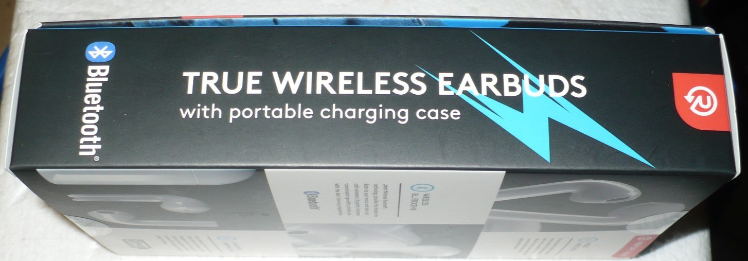 Replay Audio True Link Pwr True Wireless Bluetooth 4.2 Earbuds Charging Case A2