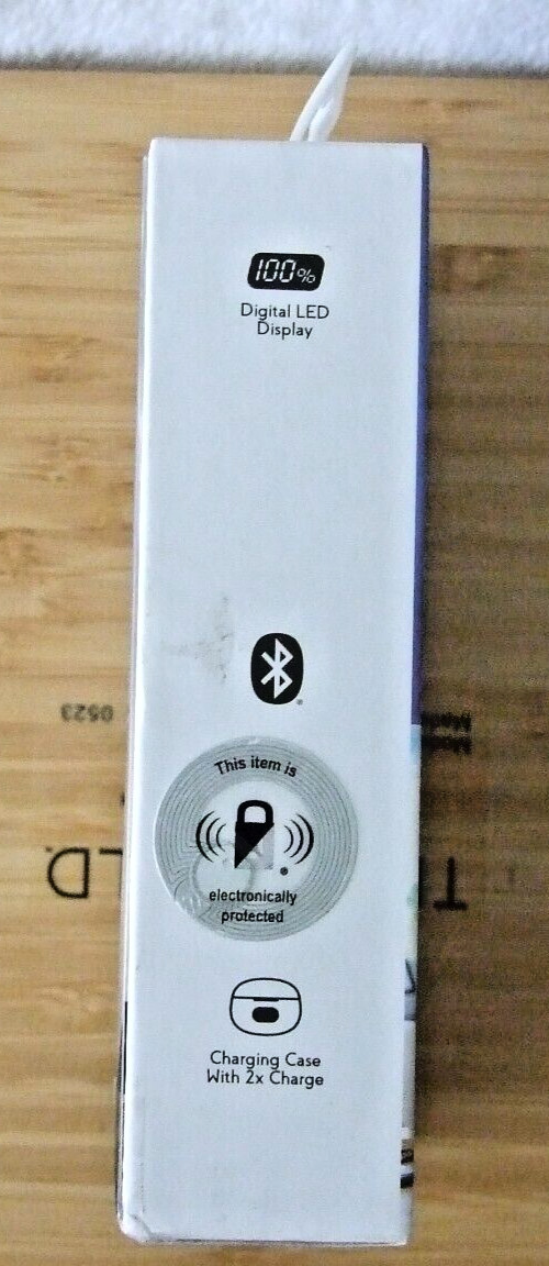 Brand New True Wireless Earphones w/Digital LED Display By Vivitar