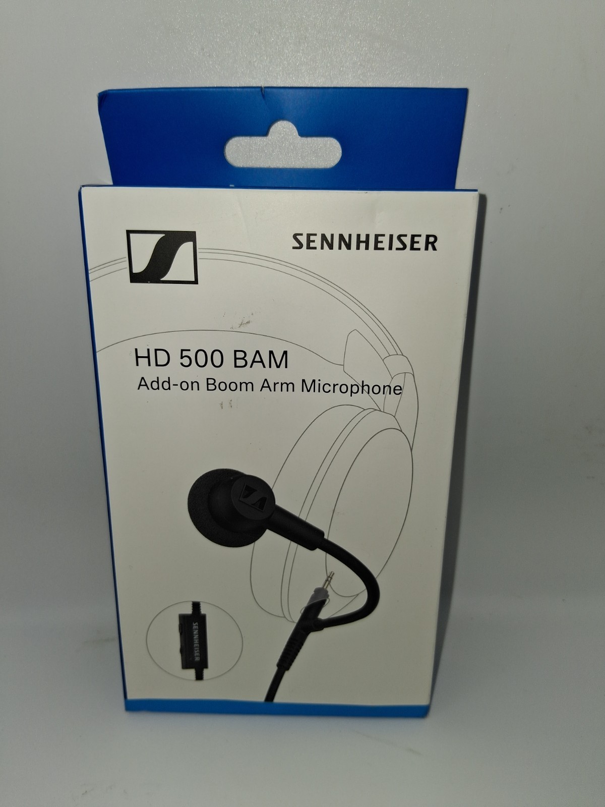NEW SEALED Sennheiser HD 500 BAM Boom Microphone 3.5mm Mute Volume Gaming