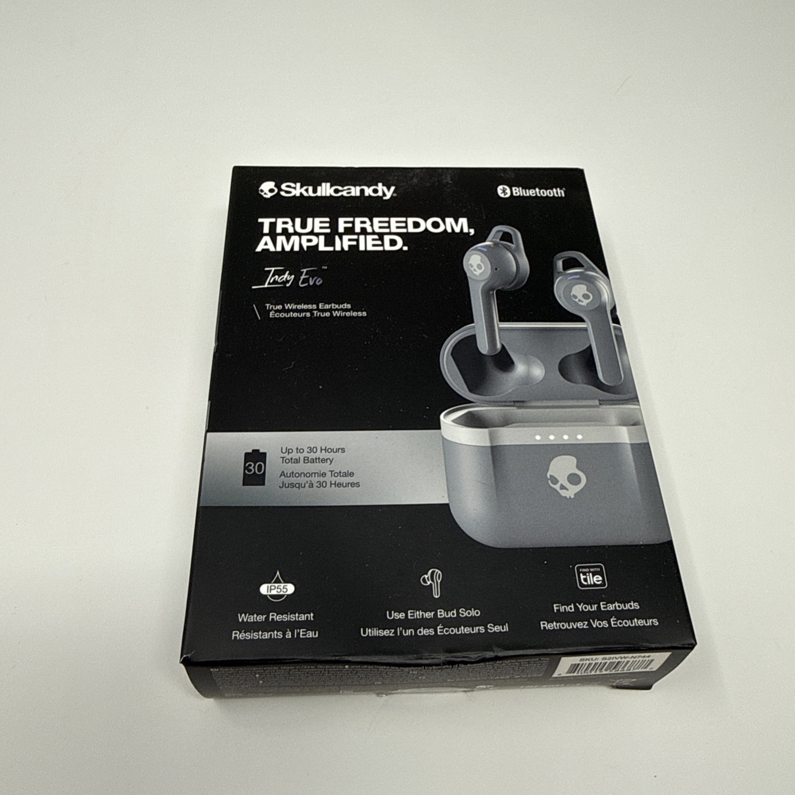 Skullcandy Indy Evo True Wireless In-Ear Earbud – Chill Grey NEW
