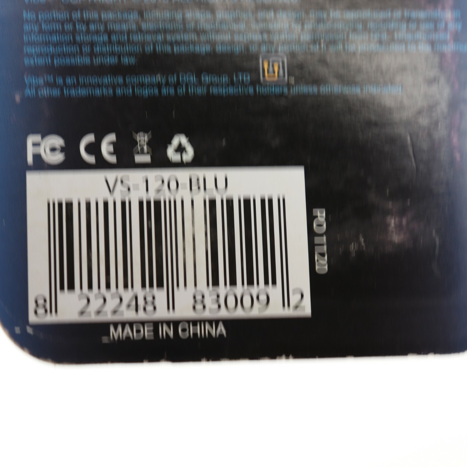 Vibe Color Tunes VS-120-In-Ear Stereo Headphones Blue
