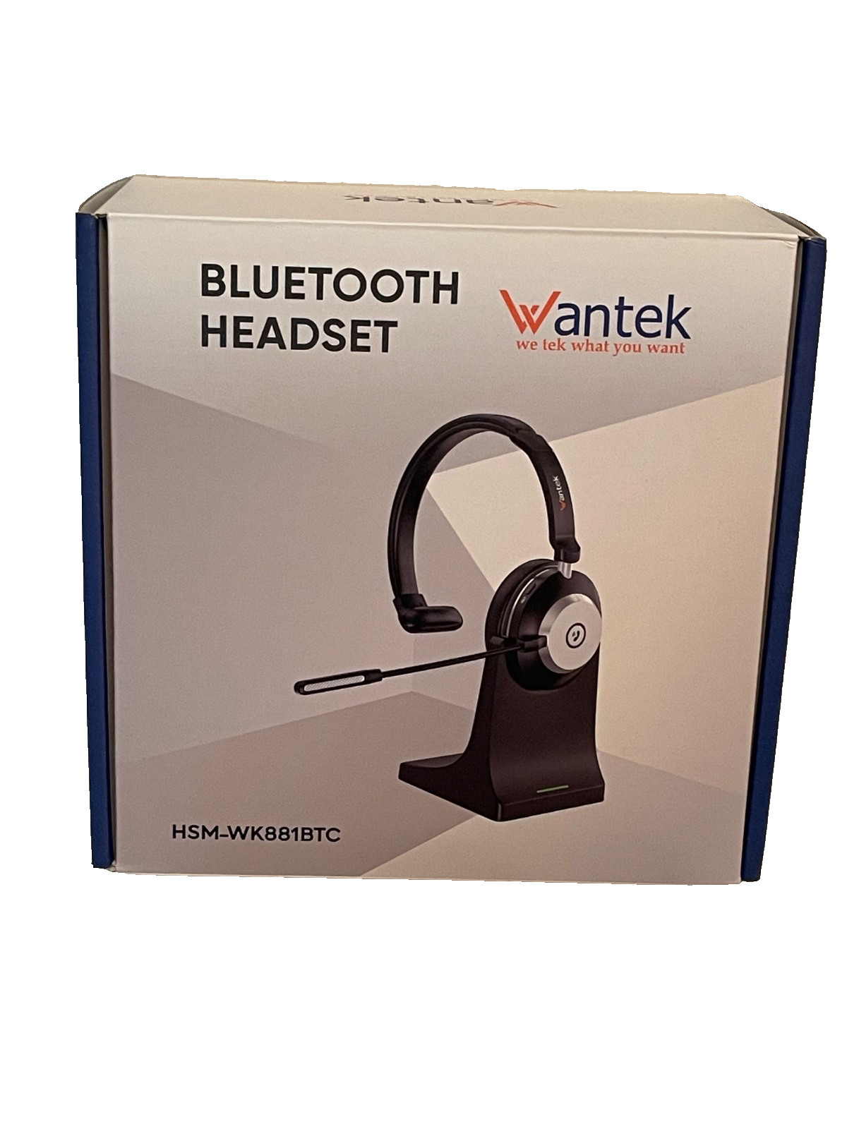 Wantek Bluetooth Headset – HSM-WK881BTC