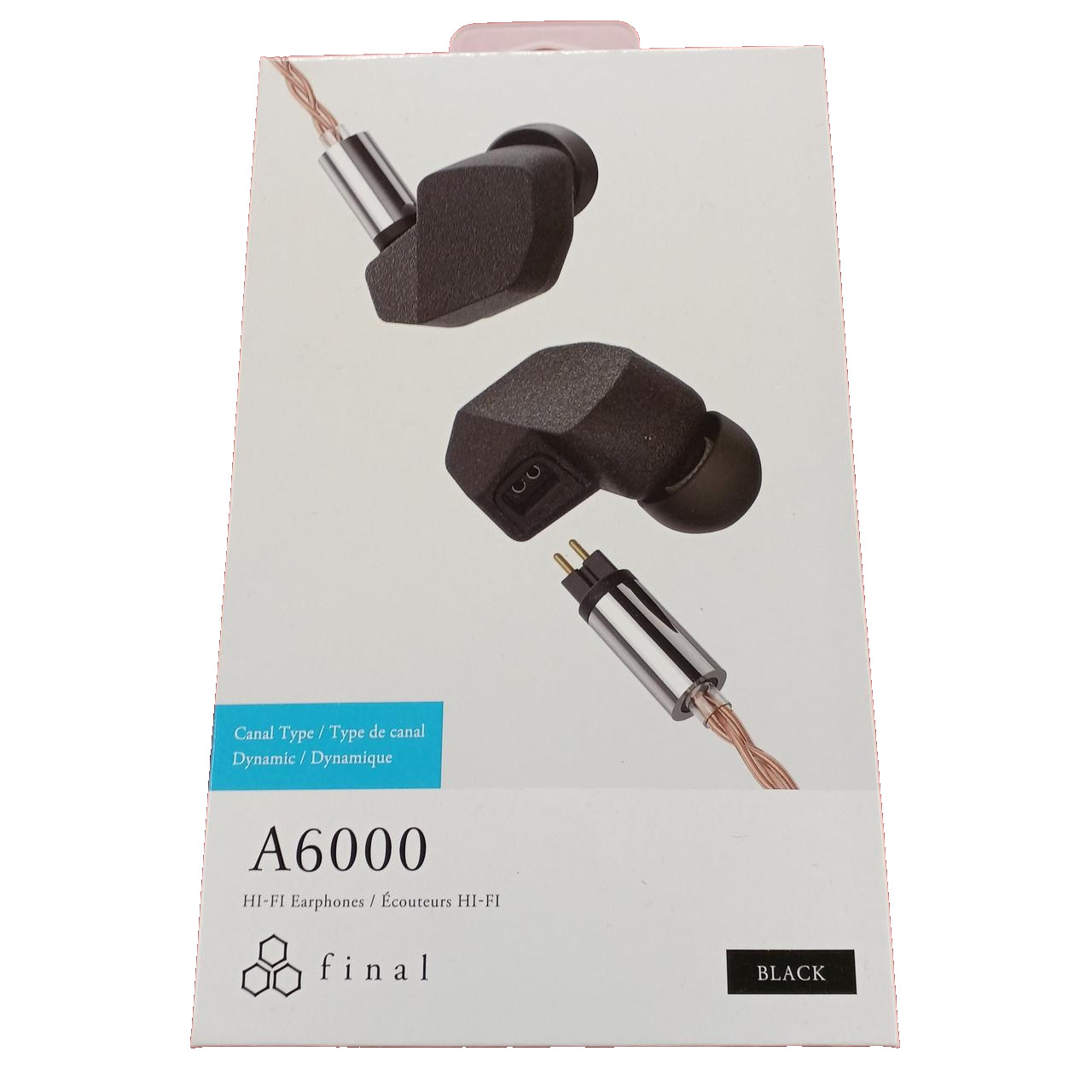 Final Audio A6000 High-Precision In-Ear Earphones Earbuds IEM Headphones BLACK