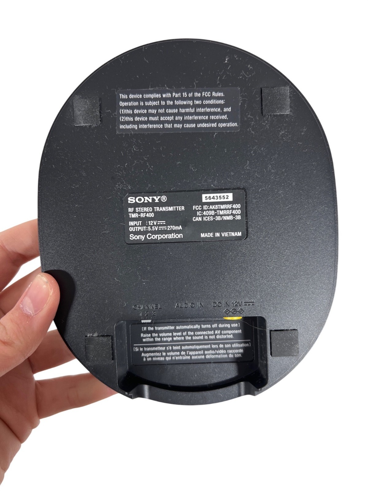 Sony RF400 Wireless Home Theater Headphones for Watching TV (WHRF400)