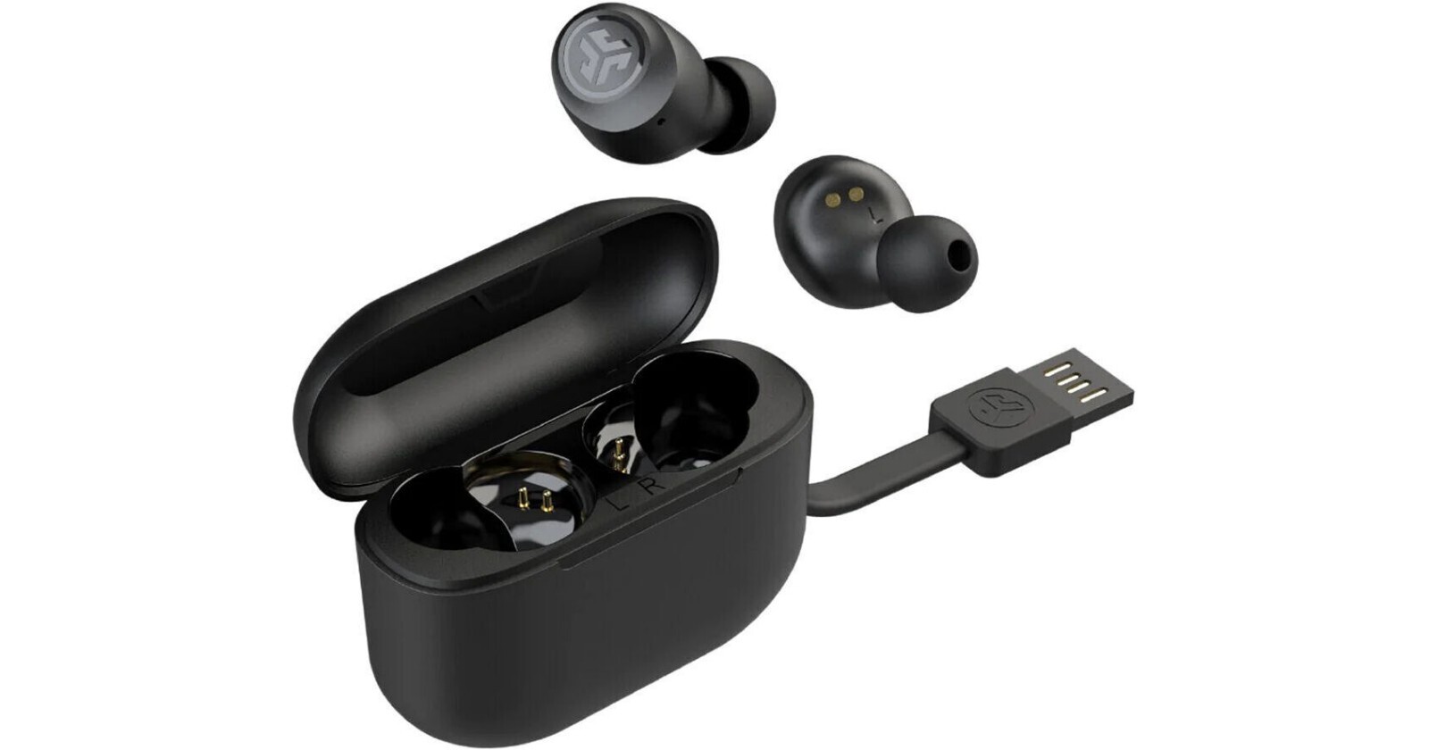 JLab – GO Air POP True Wireless In-Ear Headphones – Black
