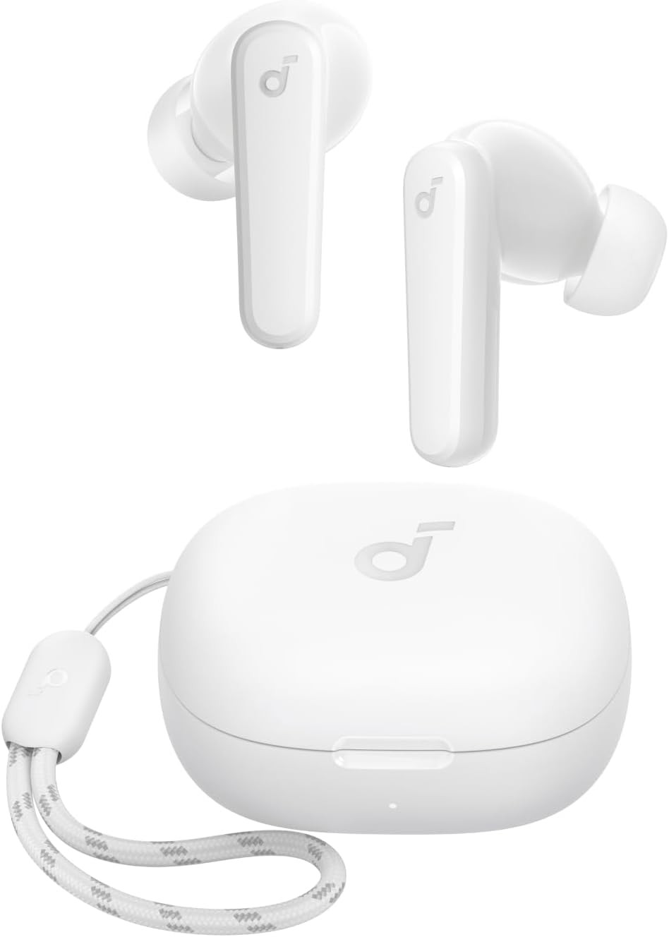 Audifonos Inalambricos Bluetooth 6.0 Auriculares Para iPhone y Samsung [Blanco]