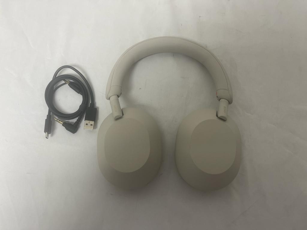 Sony WH1000XM5 Wireless Noise Canceling Over the Ear Headphones – Silver